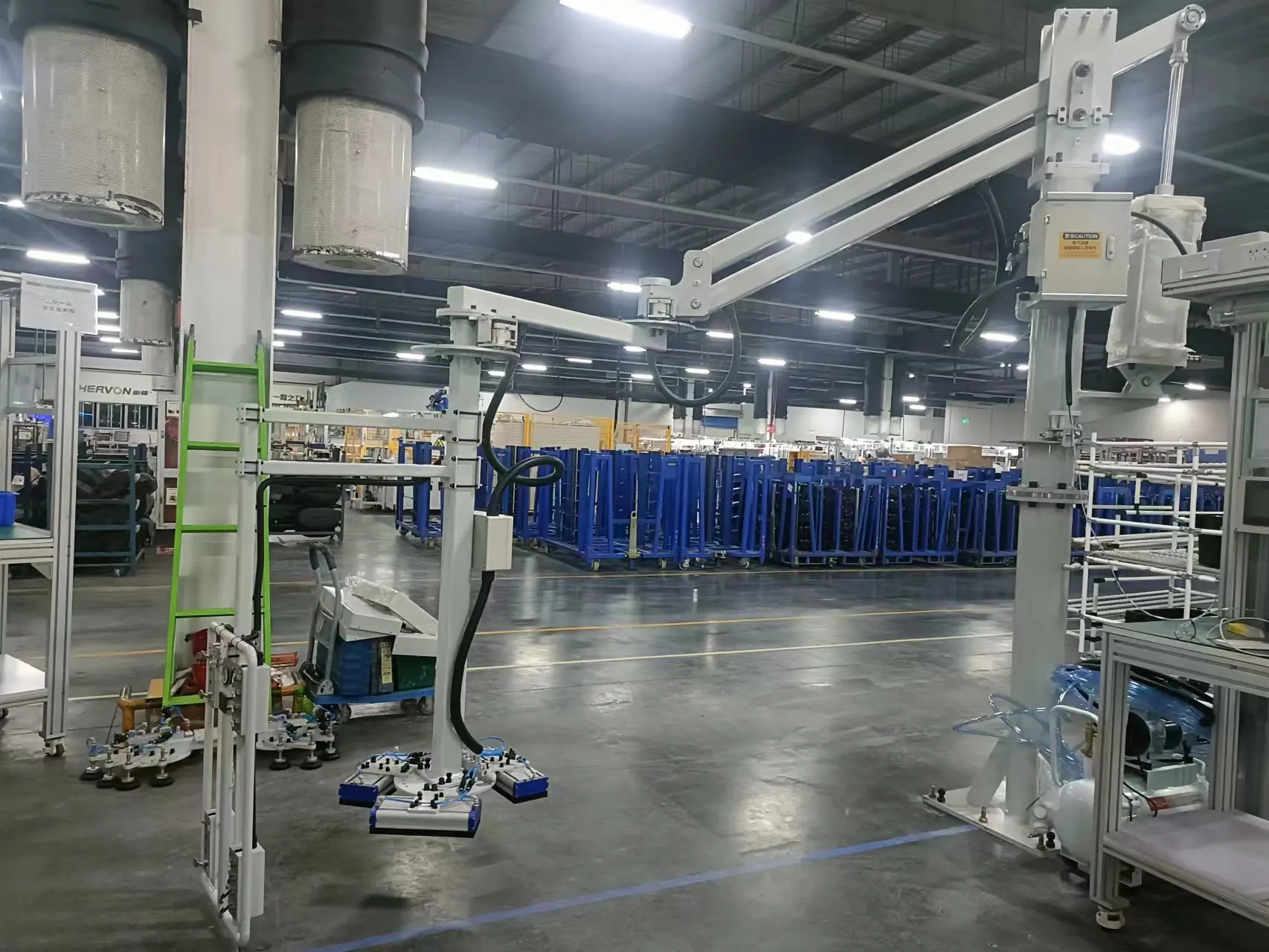 Logistics warehousing application for BILLIONS Pneumatic Manipulator